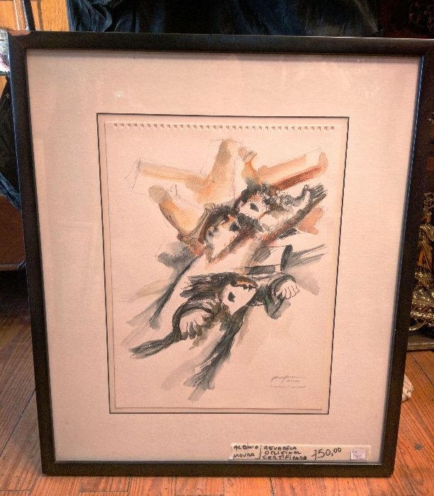 Quadro Aguarela Albino Moura