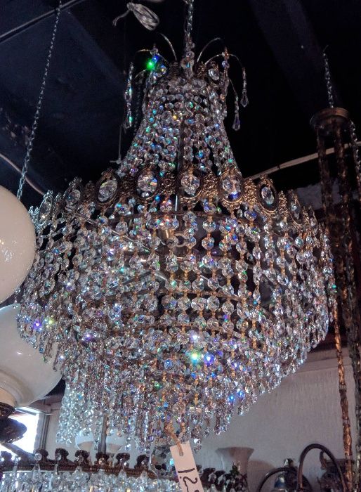 Lustre Cristal 6 Lâmpadas 2