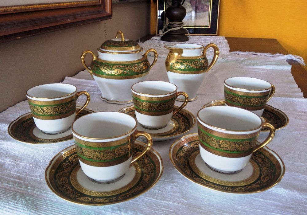 Serviço Chá Bernardaud Vendôme Green
