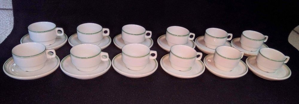 Conjunto 12 Chávenas Café Com pires Artibus