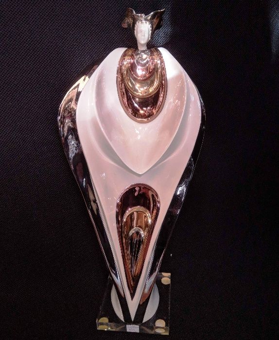 Figura Grande Dimensão Porcelana Galos