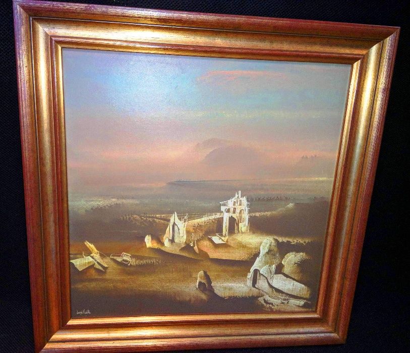 Quadro Óleo Sobre Madeira Lugris Vadillo 2