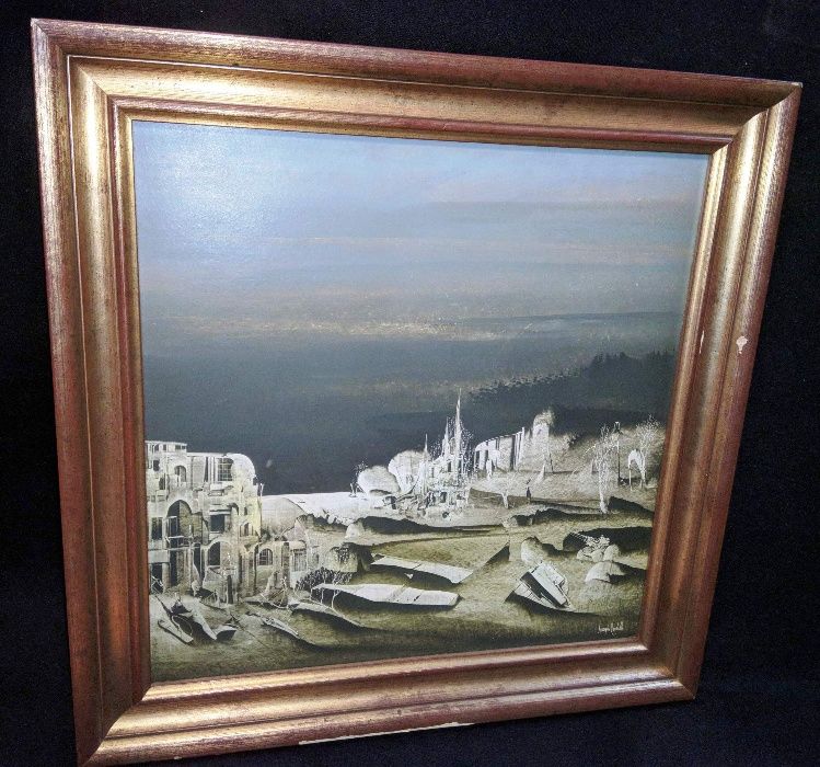 Quadro Óleo Sobre Madeira Lugris Vadillo 4
