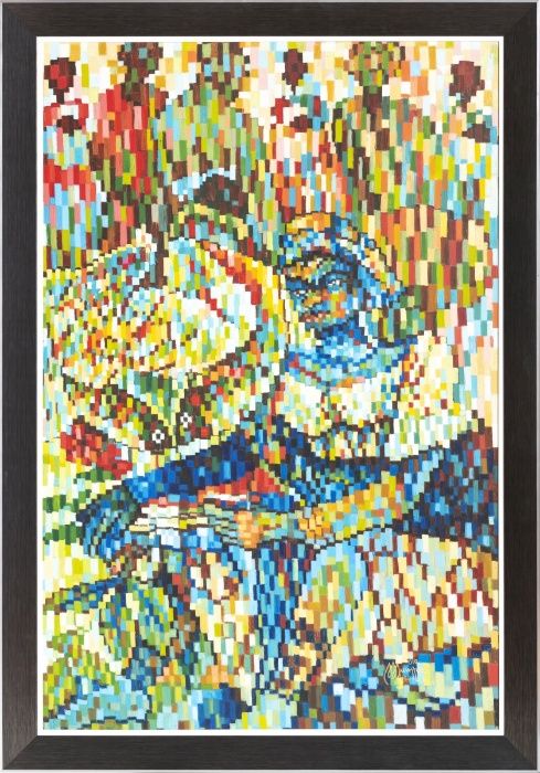 Óleo Sobre Tela Meso Capinga Mumpasi