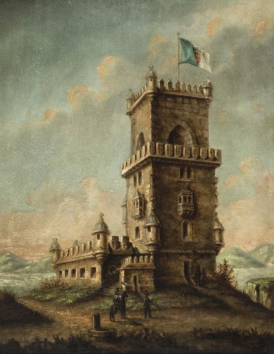 Óleo Sobre Madeira Torre Belém