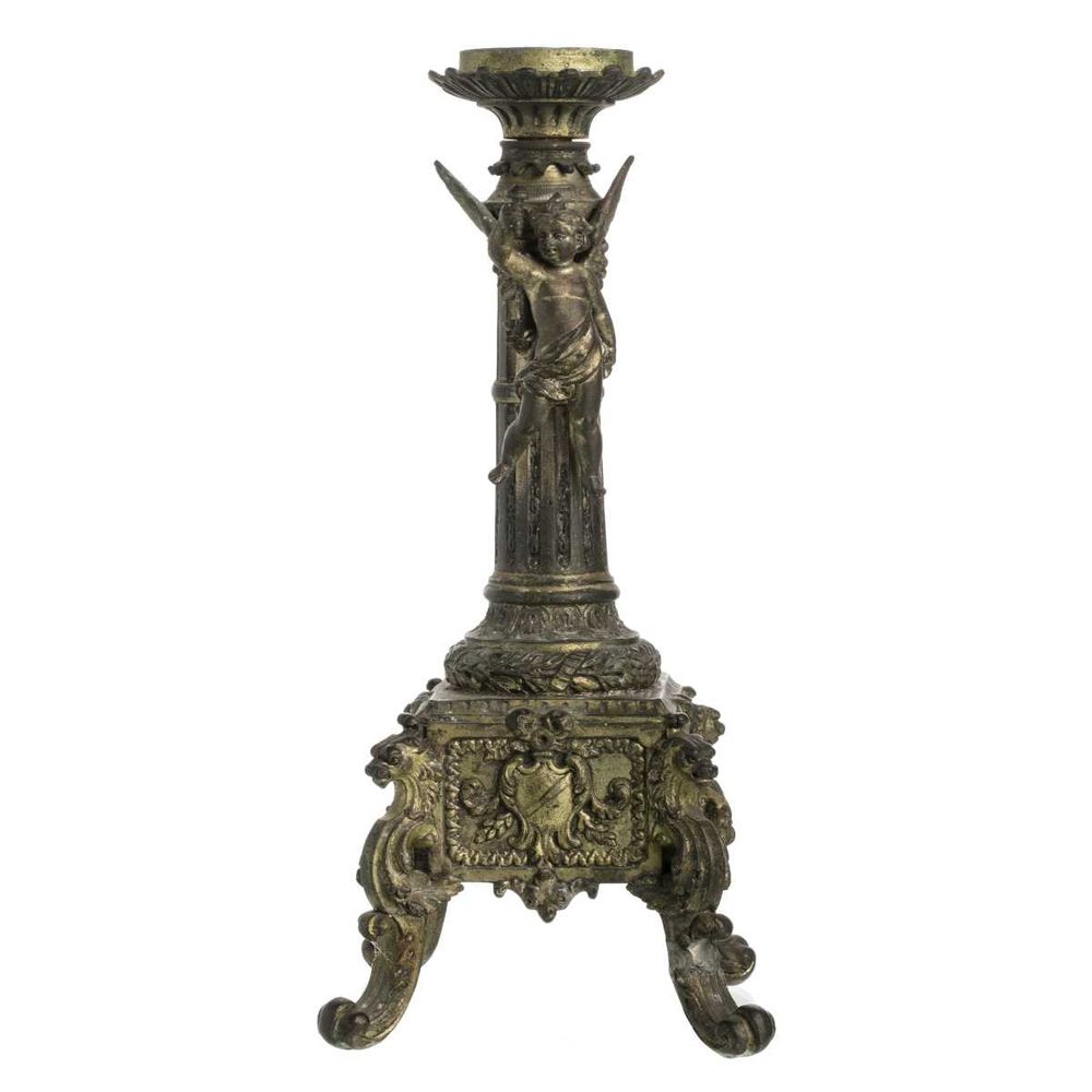 Castiçal Francês Bronze