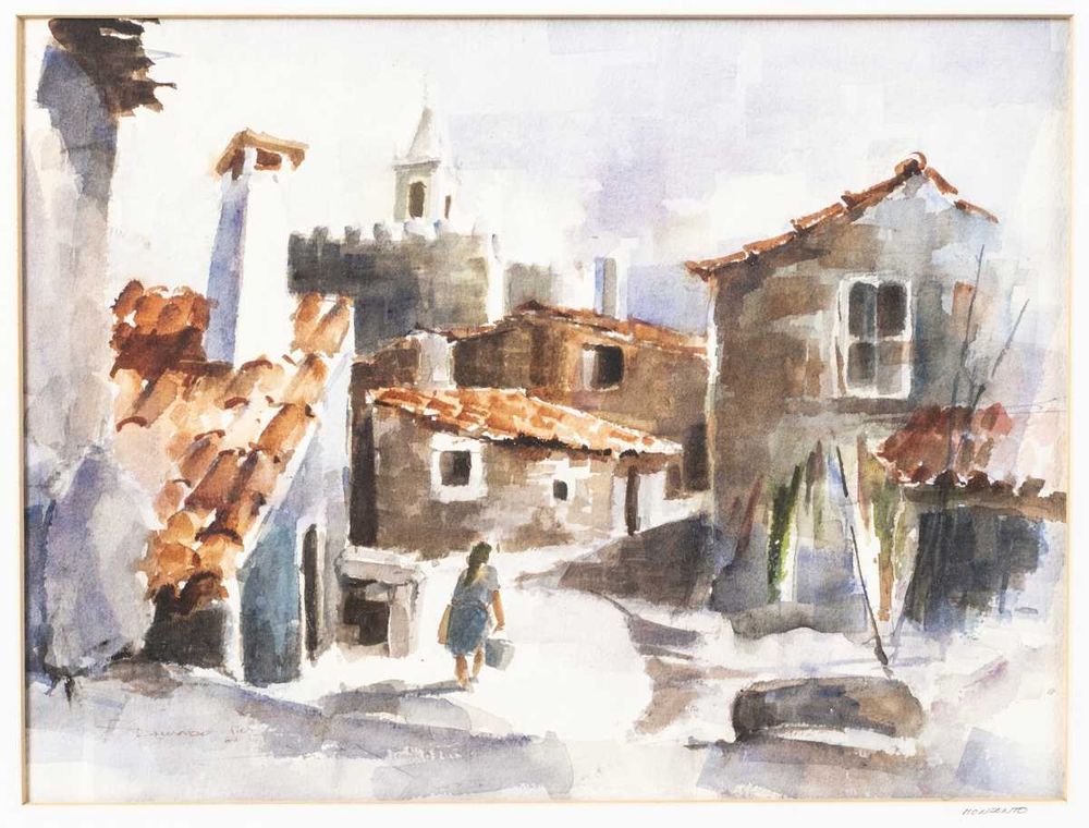 Edmundo Cruz (N. 1928) Aquarela