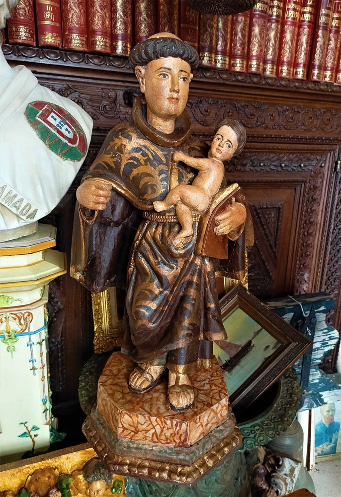 Figura Santo António Madeira Séc XVIII