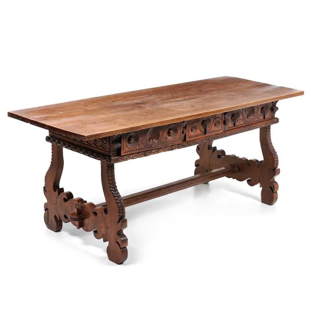 Mesa Rústica Castanho