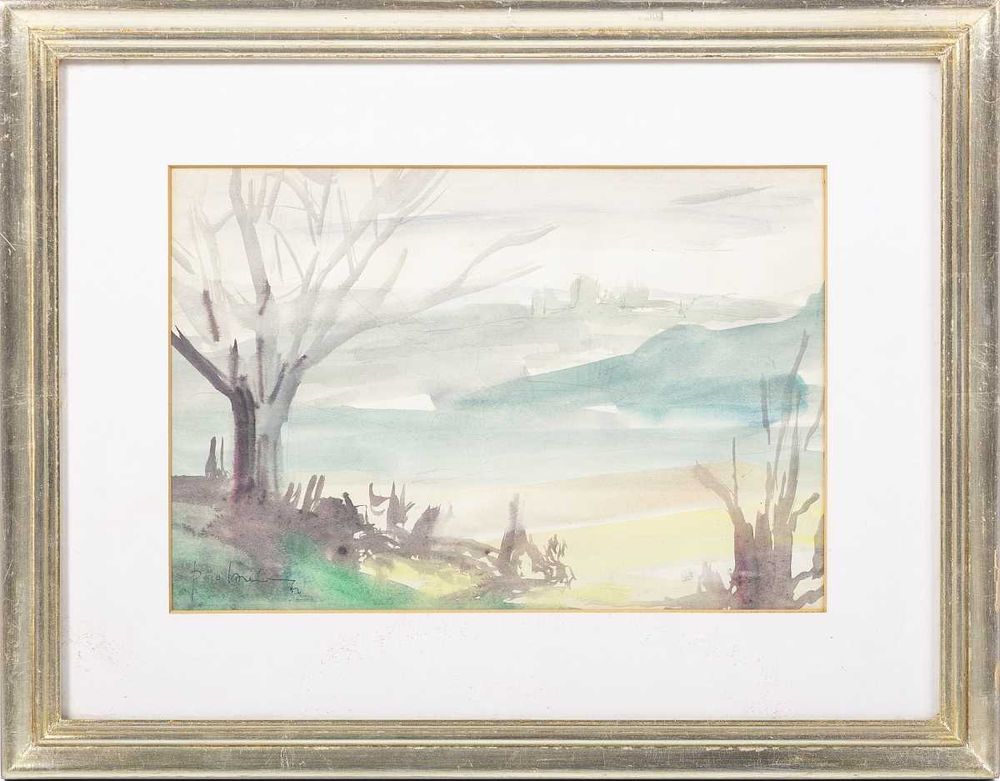 Pedro Olaio (1930/1997) Aguarela