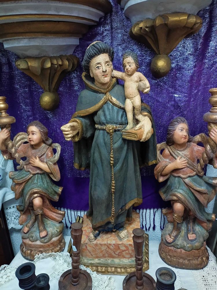 Figura Santo António XVIII XIX