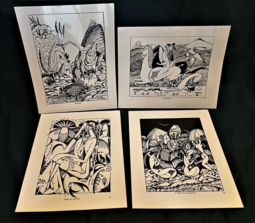 Xilogravuras Desenhos Amadeo Souza Cardoso Lote 1