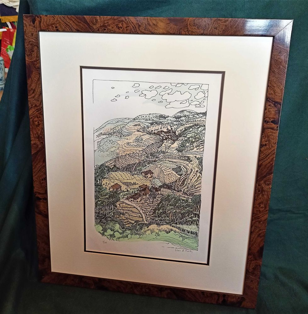 Serigrafia Lima de Freitas Paisagem