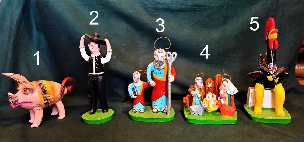 Figuras Portuguesas Tradicionais Policromadas 3