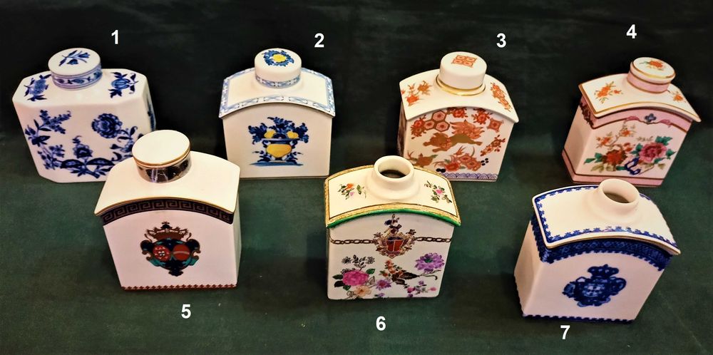 Frascos Chá Porcelana