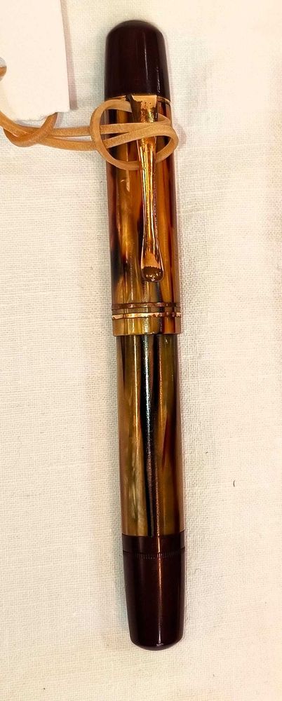 Caneta de Aparo Vintage Pelikan 101N Tortoise (Anos 30/40) – Ouro 14K