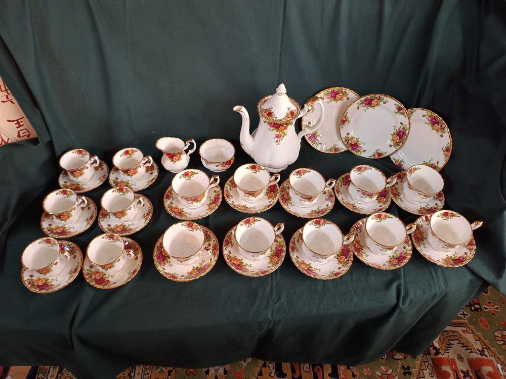 Serviço Chá Café Royal Albert Old Country Roses