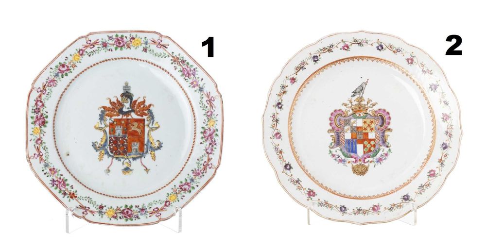 Pratos Brasonados Companhia das Índias
