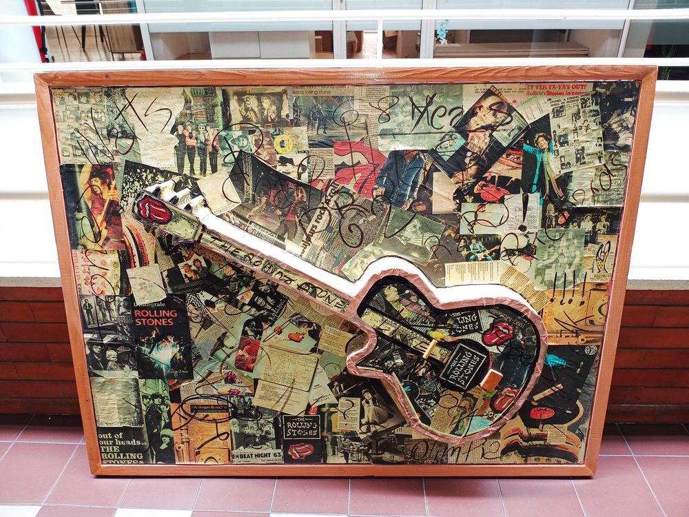 Quadro Tributo Rolling Stones