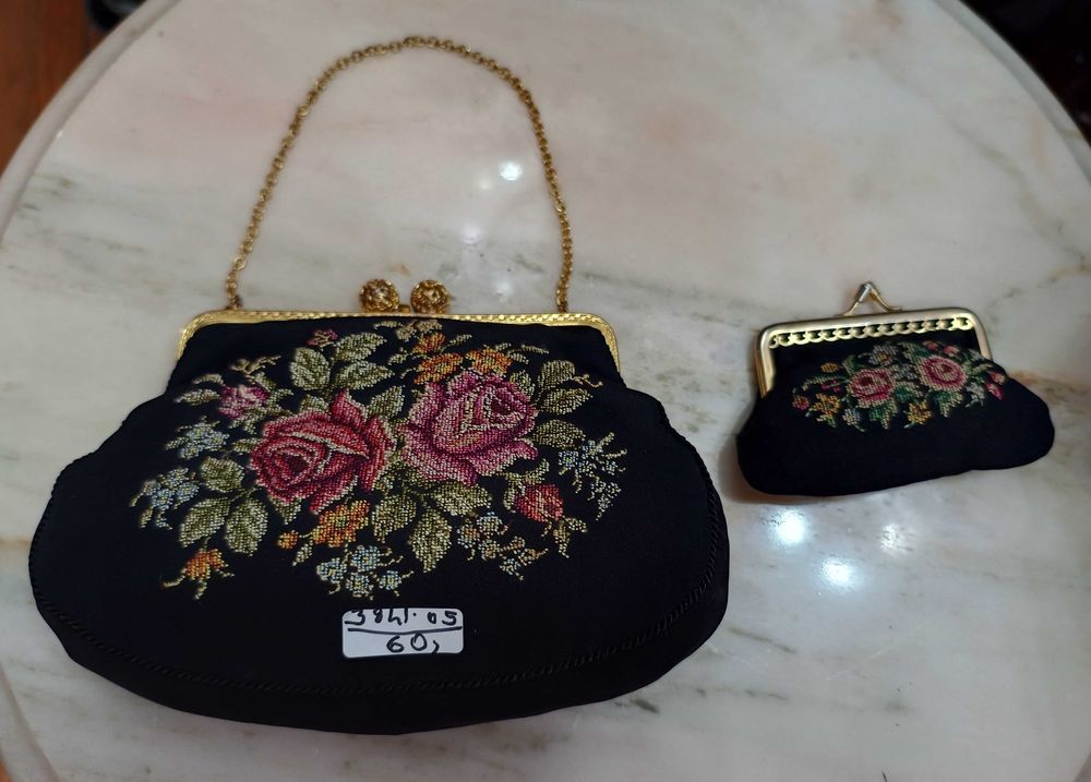 Bolsa Mão Porta Moedas Noite Vintage