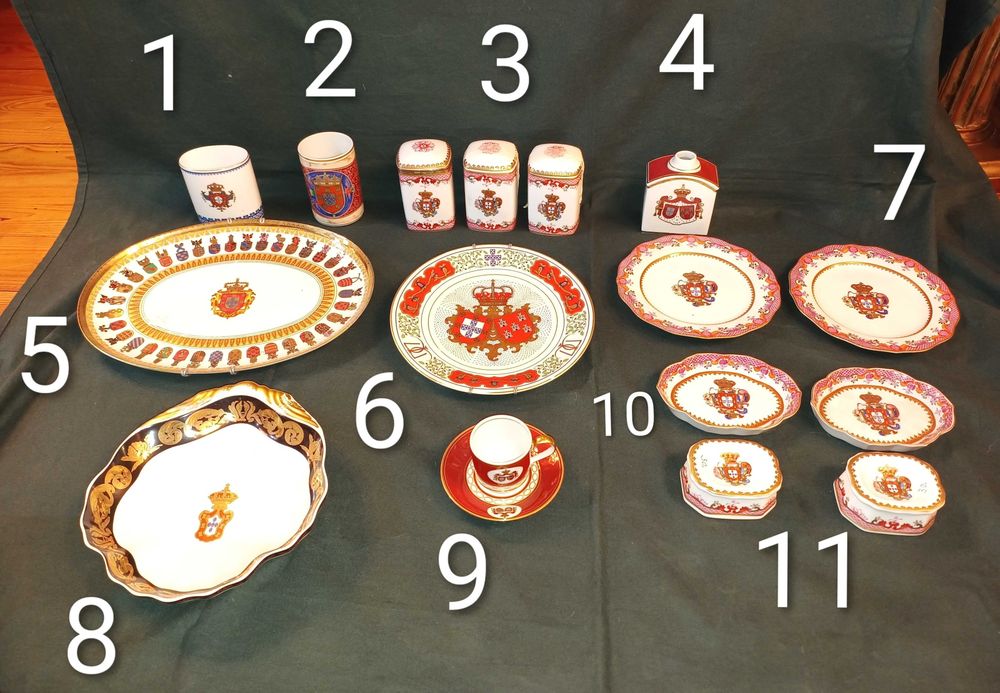 Peças Brasonadas Porcelana