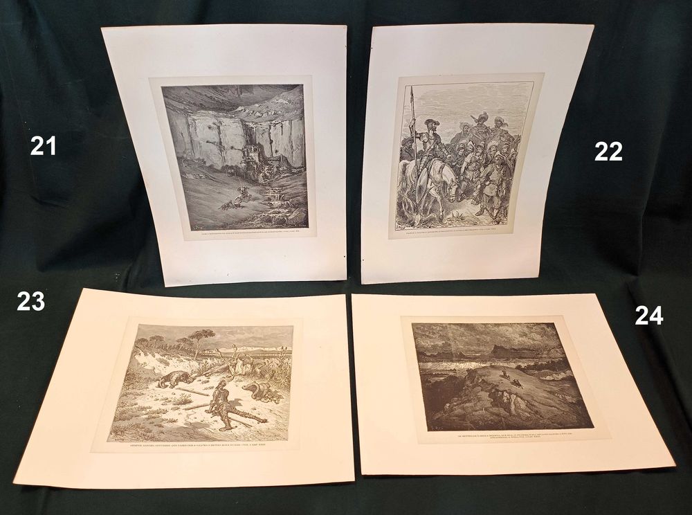 Gravuras Dom Quixote de la Mancha Gustave Doré H. Pisan 1866 6