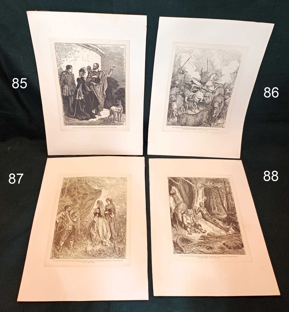 Gravuras Dom Quixote de la Mancha Gustave Doré H. Pisan 1866 22