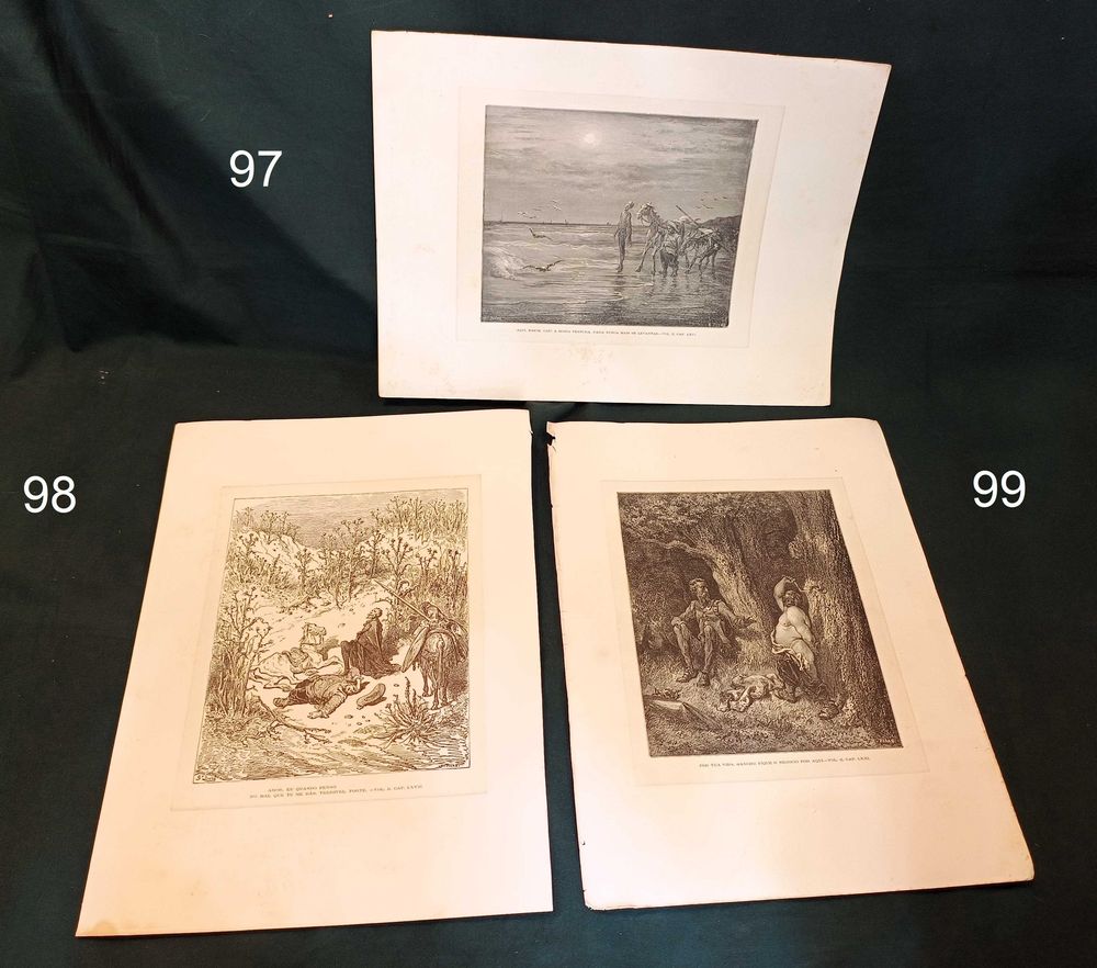 Gravuras Dom Quixote de la Mancha Gustave Doré H. Pisan 1866 25