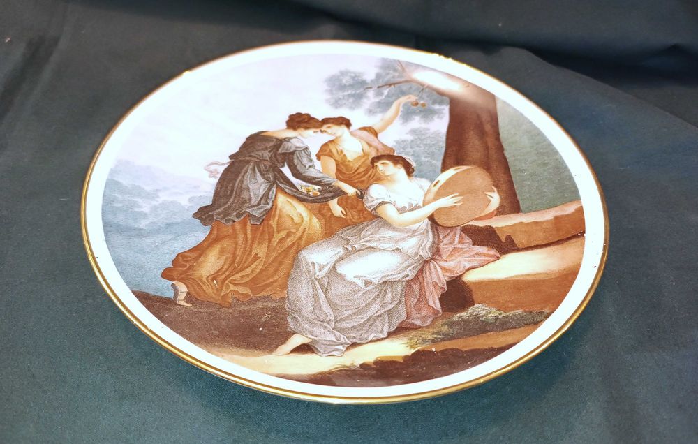 Prato Porcelana Seltmann Weiden 30cm – Edição Vintage "Outono"