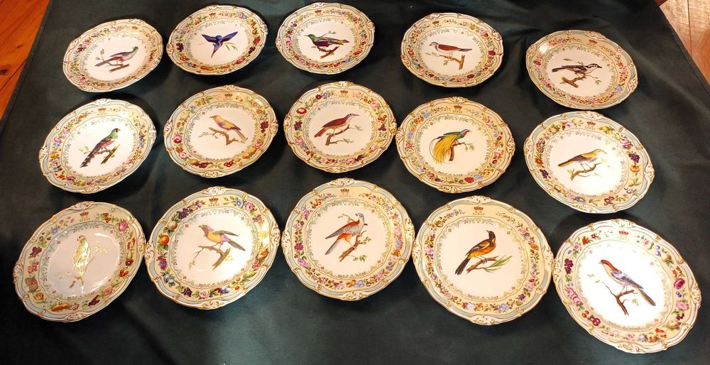 Coleção Completa 15 Pratos Porcelana L'Heure Royale